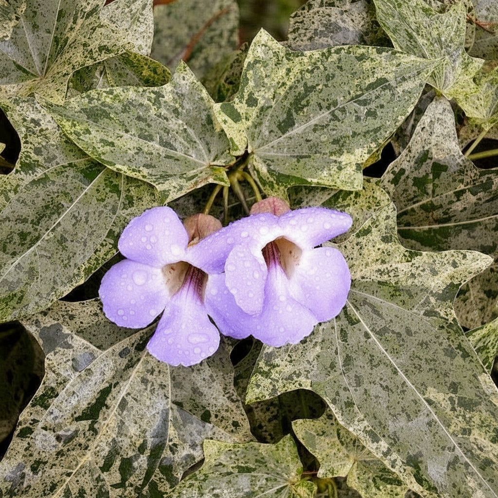 Variegated Thunbergia grandiflora (Thunbergia grandiflora – Variegated Form)